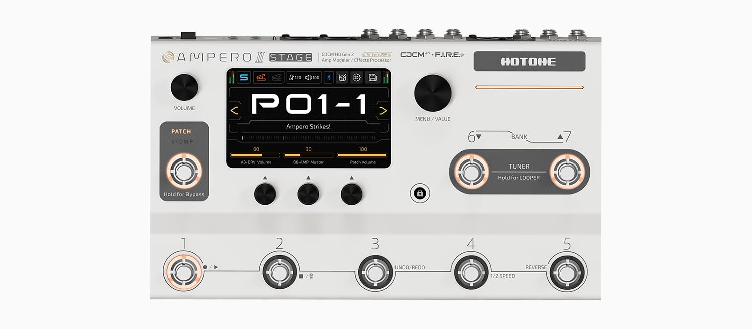 Amazon.com: Hotone Ampero II Stage Multi-Effects Pedal Processor