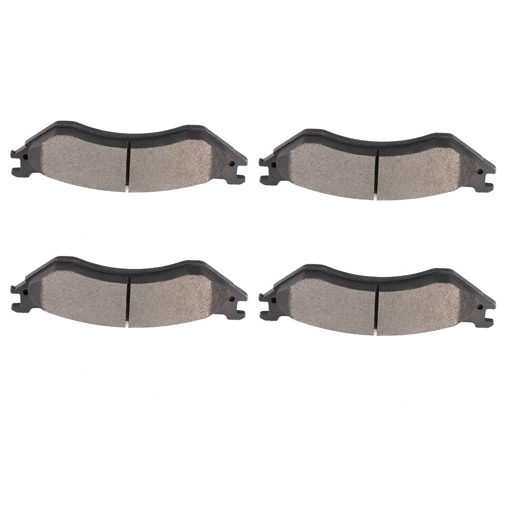 cciyu Ceramic Rear Brake Pad Set Fit For 2006-2008 For Dodge For Ram 1500,2001-2008 For Dodge For Ram 2500,2001-2008 For Dodge For Ram 3500