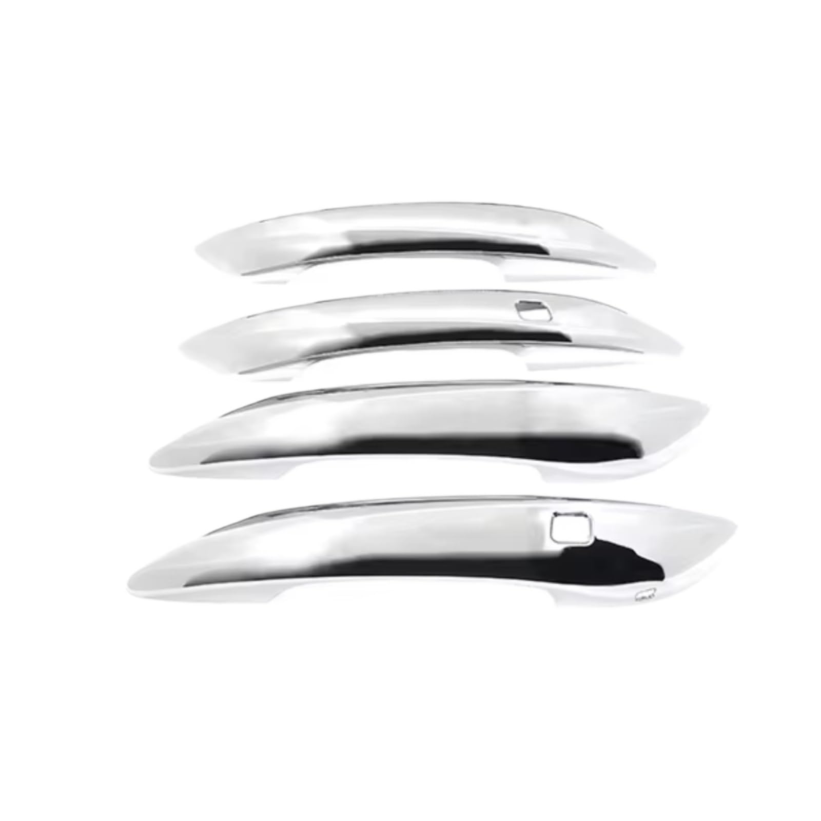 Qdzvalumv Chrome Car Door Handles Cover Shell Compatible With For Elantra Cn7 2021-2024 Car Door Handle Cover Trim Styling Auto Accessories Set(Chrome)