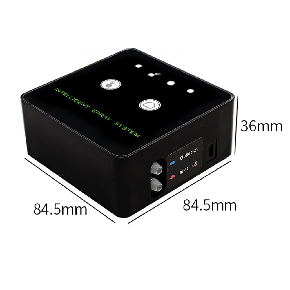 WiFi Rainforest Terrarium Timed Fogging System Gad Inteligentny zestaw natryskowy do nawilżania z 360 obrotowymi dyszami, aplikacja, zdalne sterowanie, funkcja timera, samozasysająca pompa do wsparcia
