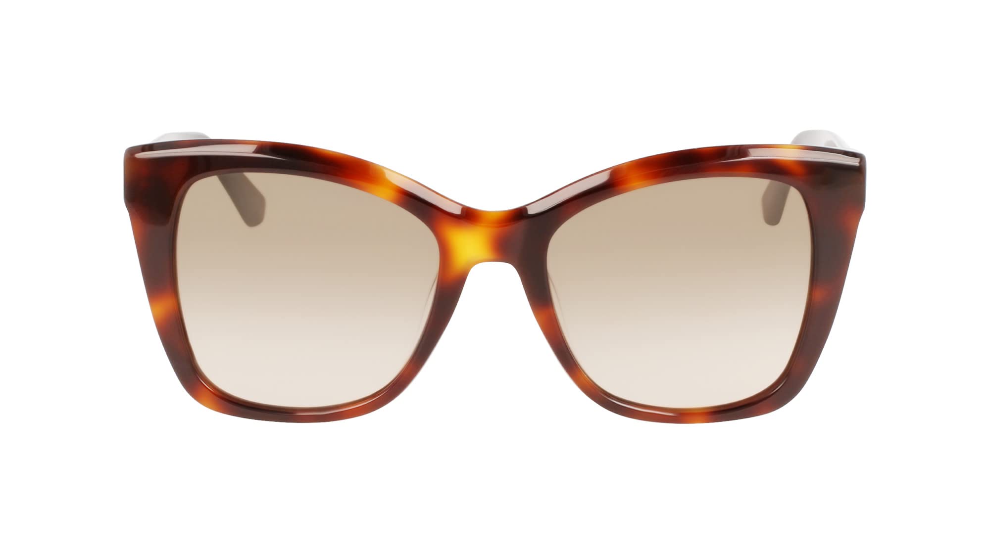 Calvin Klein Women's Sunglasses CK22530S - Brown Havana with Gradient Khaki Lens