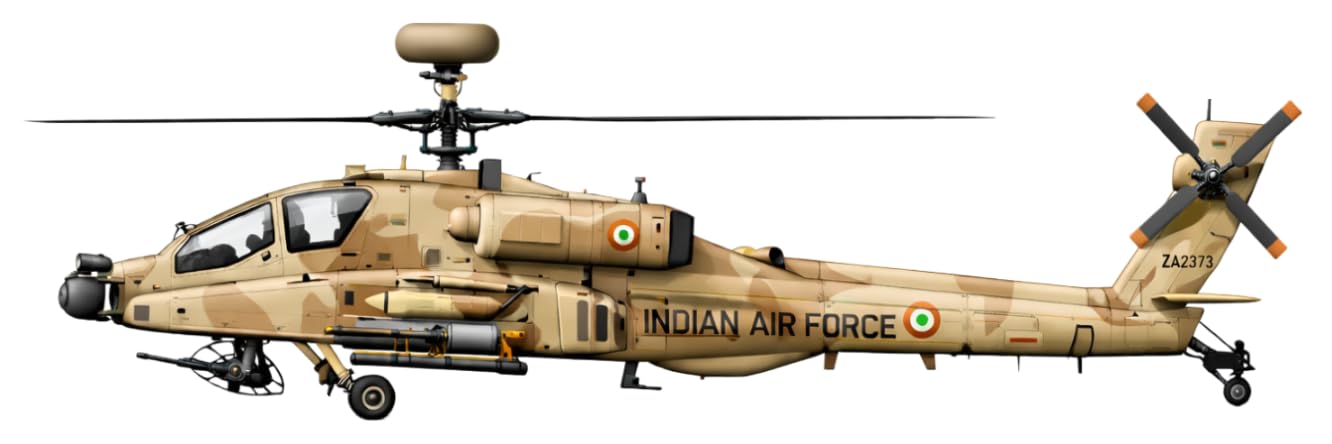 Apache Helicopter Fridge Magnet, Indian Air Force Theme, Brown, Military Aircraft Theme-image-28