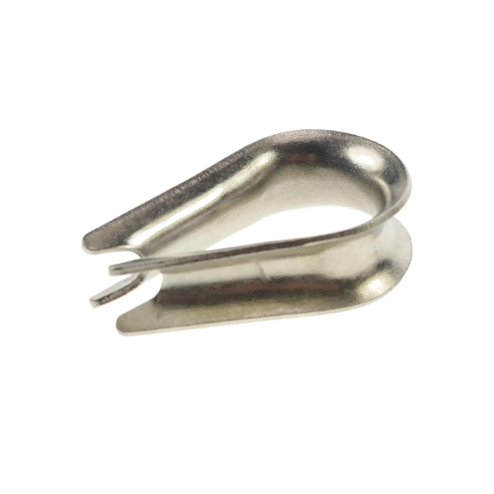 100 pezzi M2 M3 M4 M5 M6 M8 304 ditali anello morsetto cavo ditale zincato for fili in acciaio inossidabile corda Per Funi Metalliche(M8)