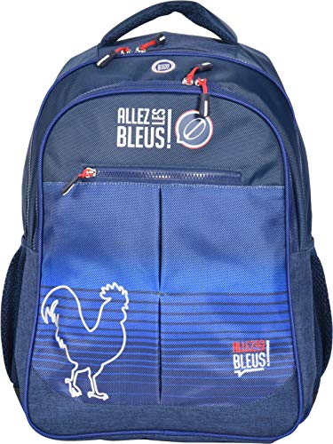 Sac à dos 2 compartiments bleu KID'ABORD idéal pour l'école et le sport