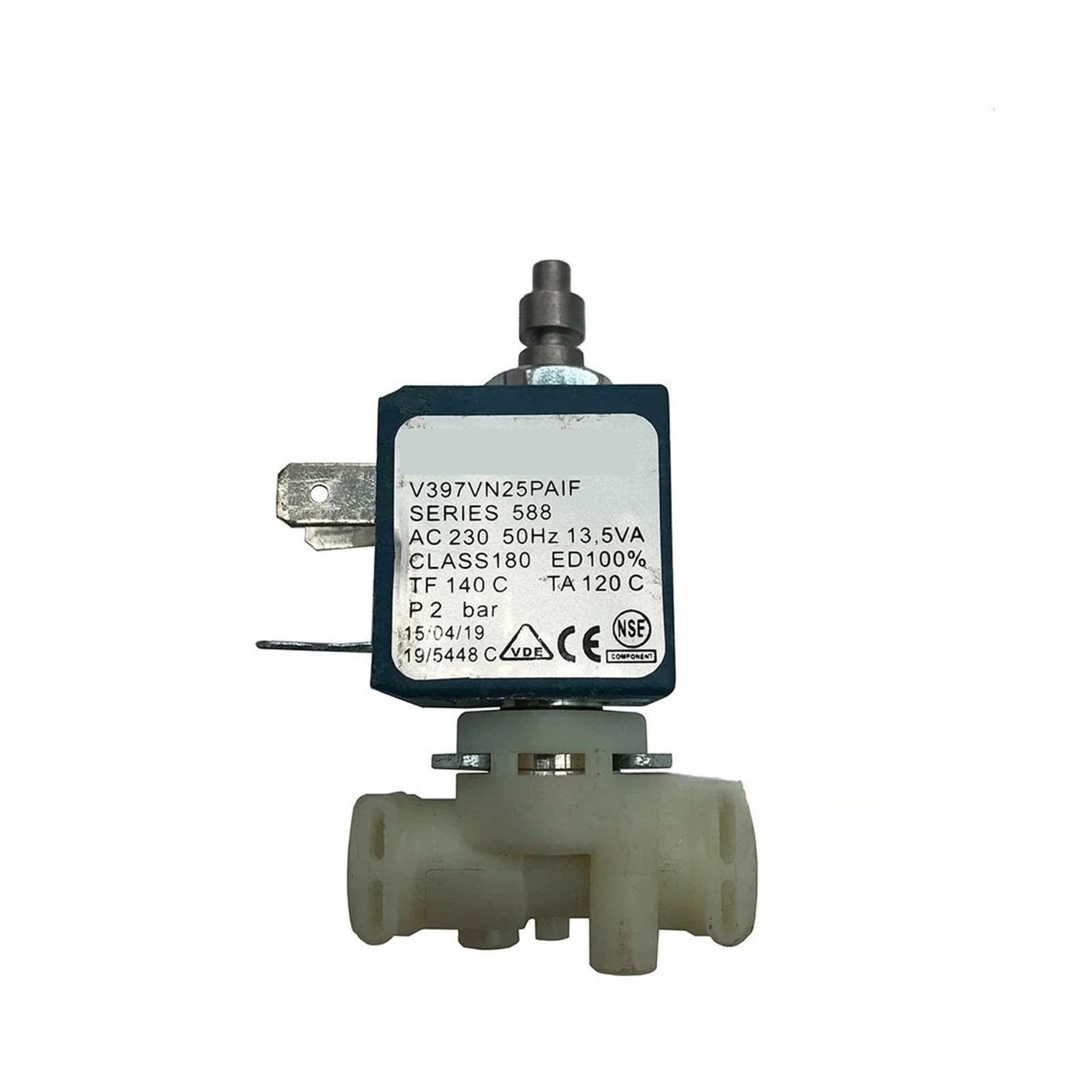 Piezas De Válvula Solenoide for Cafetera SERIE 588 V397VN25PAIF 13.5VA, Compatible Con CEME,V397 for Cafetera Limpiadora A Vapor(P3T0208.230V)