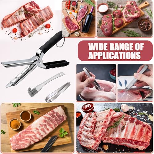 Kit para retirar membrana de costillas acero inoxidable miniatura 6