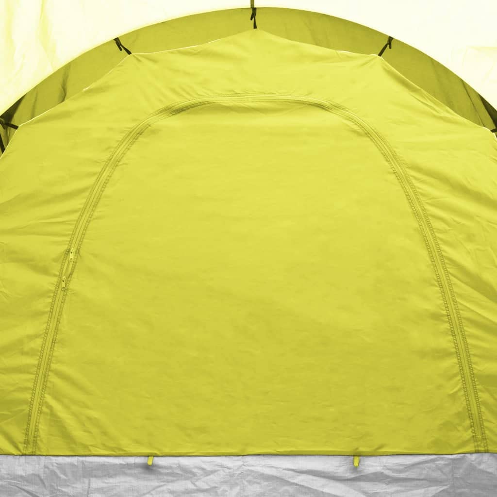 Campingzelt für Personen Blau und Grün mit Kabinen, atmungsaktivem Innenzelt, Moskitonetz, Vorzelt und Tragetasche für Camping, Outdoor, Wanderung, Trekking und Festival