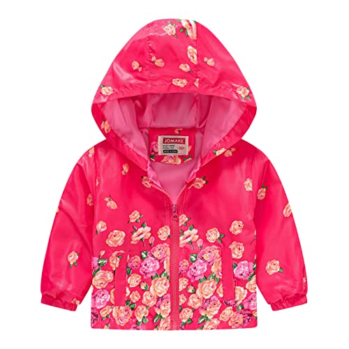 Betadog Kids Baby Boy Dinosaur Hooded Zip Jackets Windbreaker Casual Outerwear Girls' Print Water- Jacket