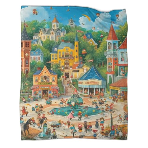 Couverture de voyage super douce et chaude pour canapé