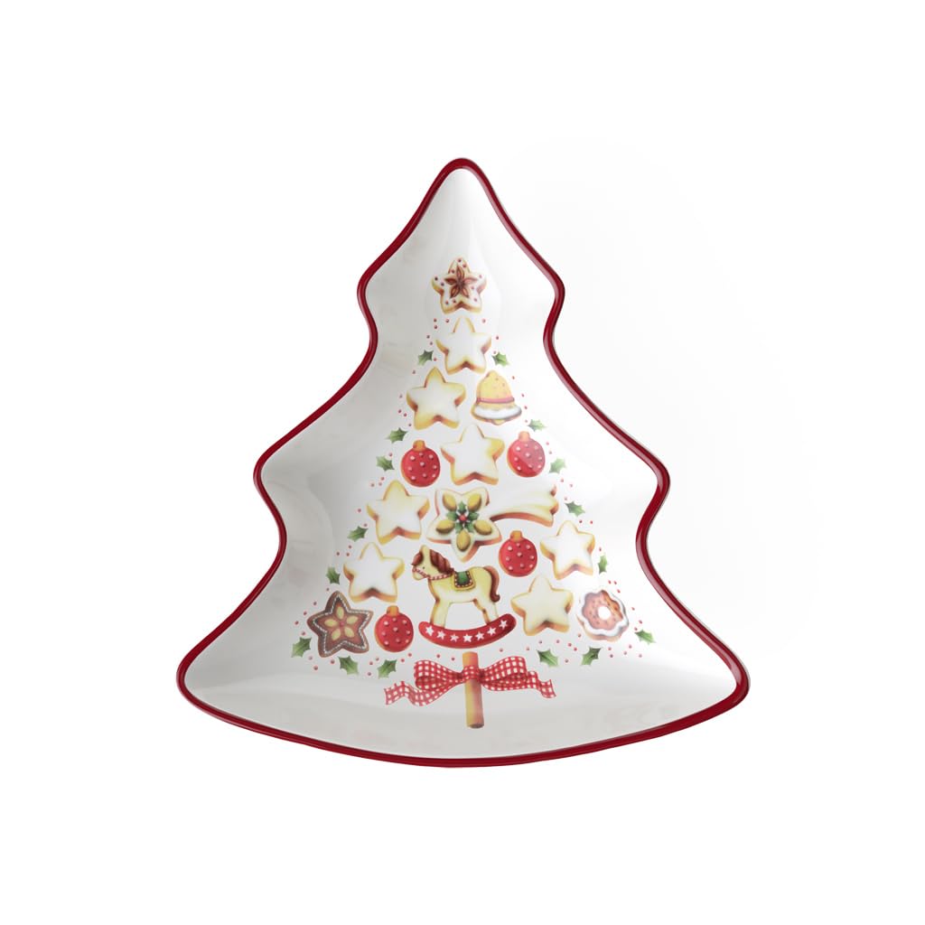 Villeroy & Boch, Winter Bakery Delight Dessert Bowl Red, Microwave Safe, Christmas, Decoration, Table, Bowl - Image 2