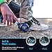 Yvolution Neon Street Rollers Pop N' Lock | Flashing Heel Wheels Clip on Skates, Blue