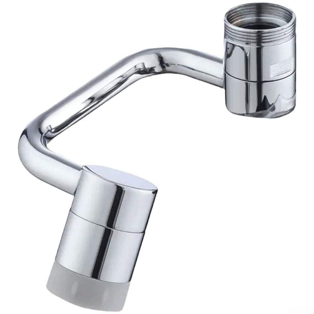 SOHNVWTGD Tap Extension Arm, Faucet Rotatable Multi-Function All-Copper Extender for Washbasin Sink Kitchen Bathroom(B)