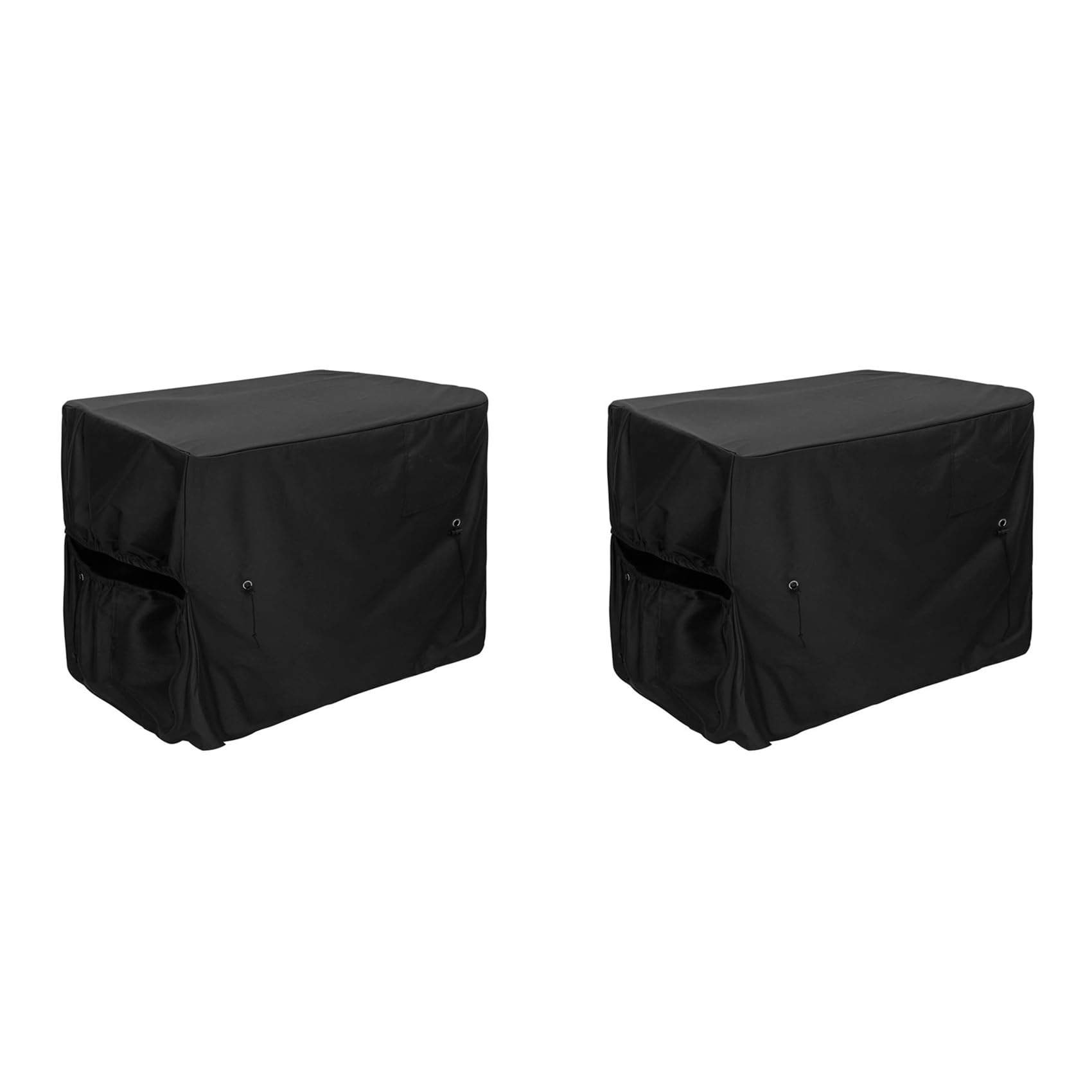 2X Cubierta para Calentador de Piscina, Cubierta para Bomba de, para Calentador de Piscina para Invierno, Diseño de Orificio para Manguera y Tira de Adhesivo de Nailon