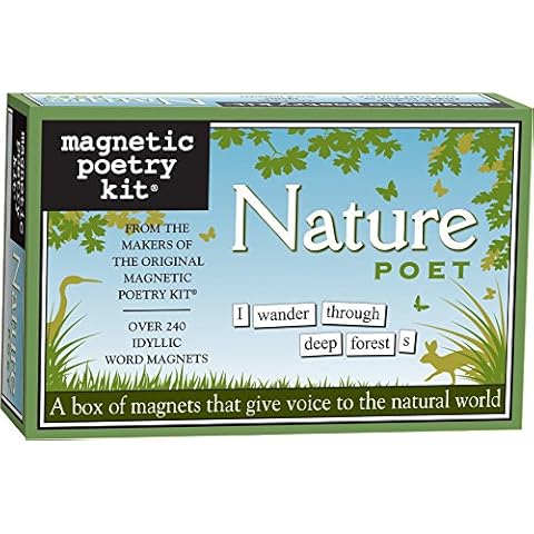 Magnetic Poetry - Nature Poet Kit - Words for Refrigerator - Write Poems and Letters on The Fridge - Made in The USA Cover