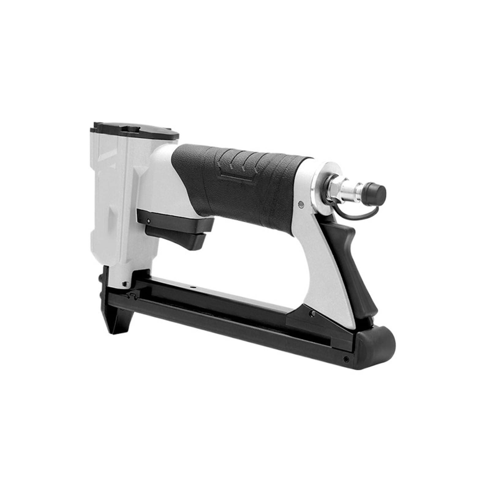 PIGENEQW Oil Free Pneumatic Stapler High R Stapler Ga21, Air Power Pneumatic Nail Gun for Woodworking R8016(European Connector)