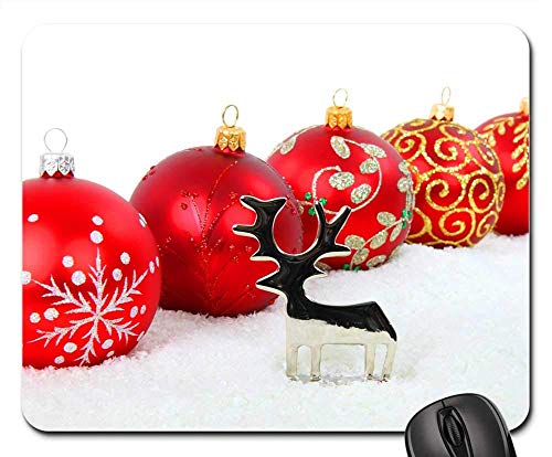 Preisvergleich Produktbild Mauspad - Metallballkugel-Feier-Weihnachtsdekor...