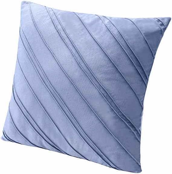 Velvet Solid Color Pillow Cover, Ultra Soft Bed Sofa Pillowcase Cushion Cover Throw Pillow Case Home Decoration 45*45 cm (Navy)