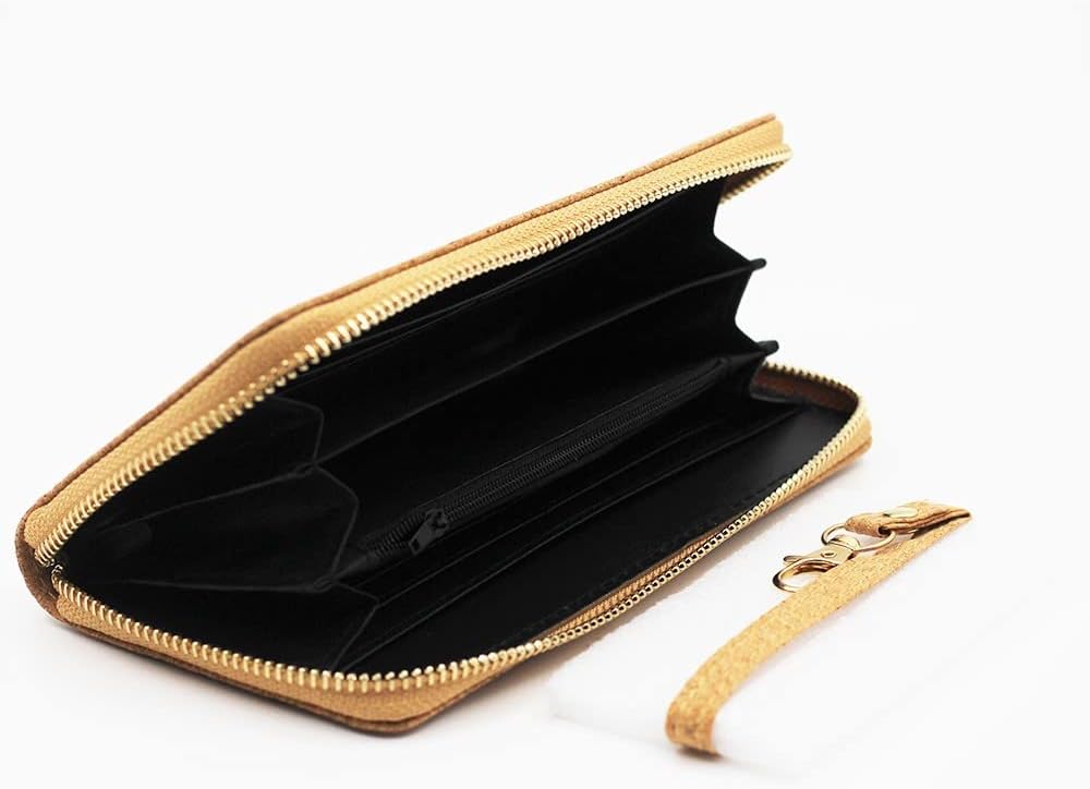 Frida Kahlo Cork Vegan Wristlet Wallet Mexican Art Design - Image 4