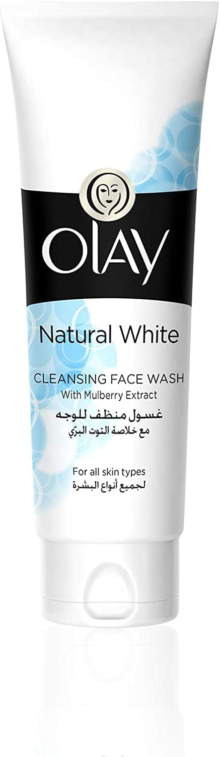 NATURAL WHITE CLEANSING FACE WASH APPLE 100 G