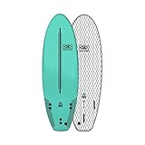 reparar tabla surf espuma  OZFLIP Tabla de Surf Espuma Bug Softboard 45L Mint 6´0