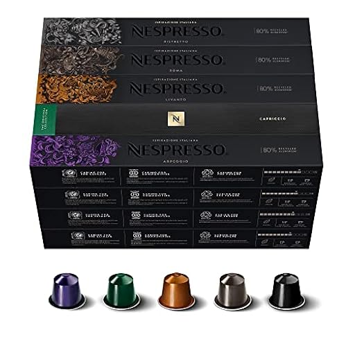 Nespresso Original Cápsulas de Café, 200 Cápsulas de Café,(40 Arpeggio, 40 Capriccio, 40 Livanto, 40 Roma & 40 Ristretto) para Cafeteras | Ya disponible en tu tienda friki favorita! En mundofriki.es!