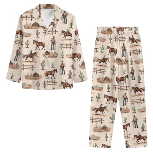 Men's Pjs Set for Gentlemen Sleepwear Night Suit3