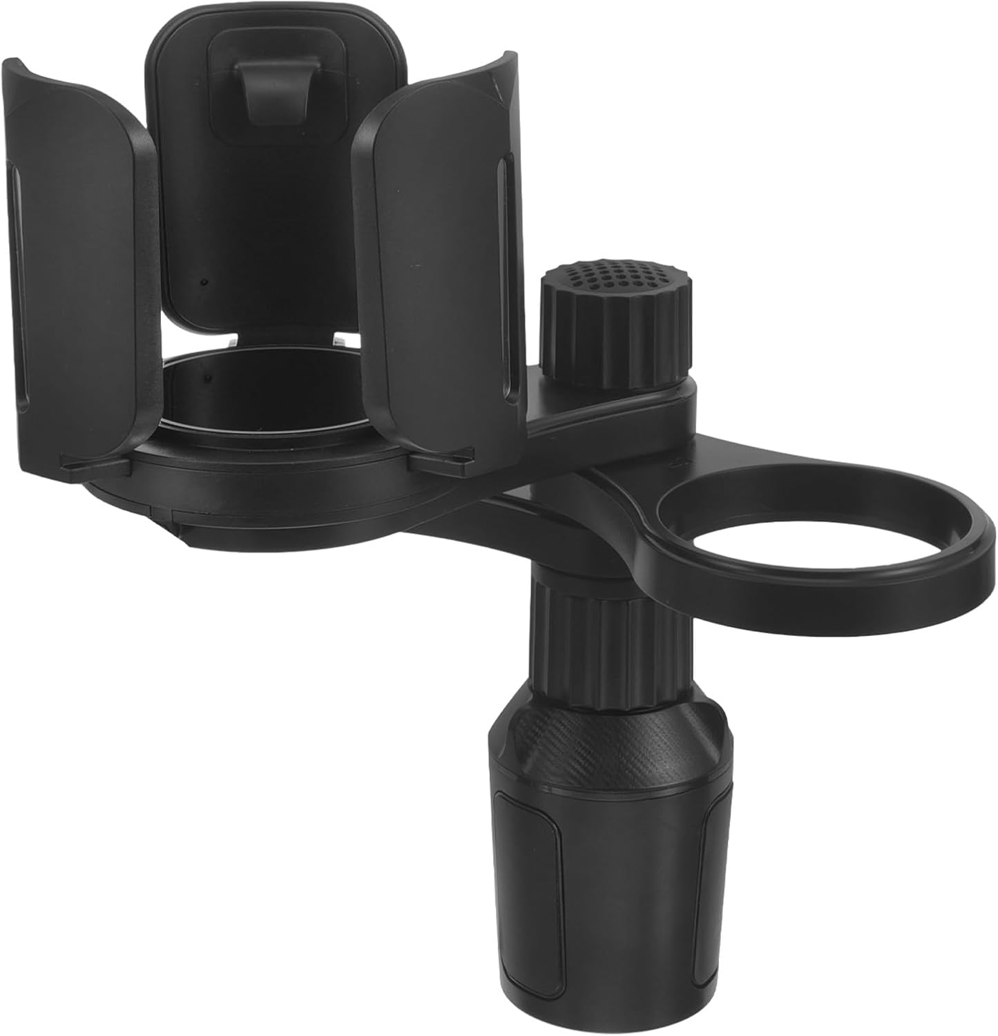 Car Cup Holder Expander Adapter with Storage Tray Vehicle Mounted Drink Holder for Travel and Daily Use Compatible with Large Bottles and Cups