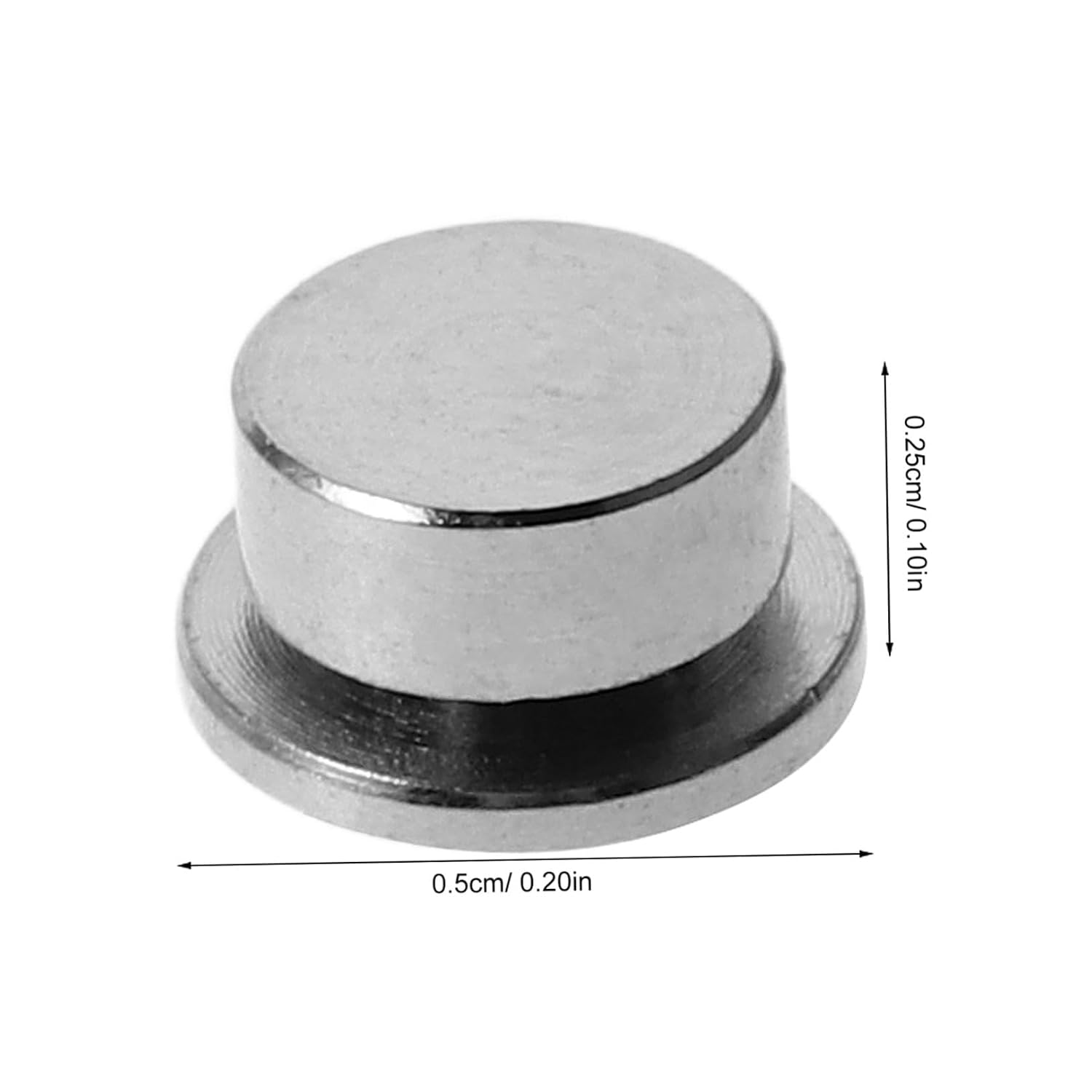 Spinning Nail Charms 0.2x0.16 Inch 10pcs Metal Rotating Shaft Bearing | Fingernail Charm Rotating Tool, Alloy Build, for Sequins and Crystal Setup, Stable Structure for Professional Nail Art