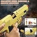 Trokiomi Gold Soft Bullet Toy Gun Shell Ejecting for Boys, Realistic Shooting Game Toy Pistol with 50 Foam Bullets, 40 Shells & 2 Clips, Ideal Christmas Birthday Gift for Boys Adults