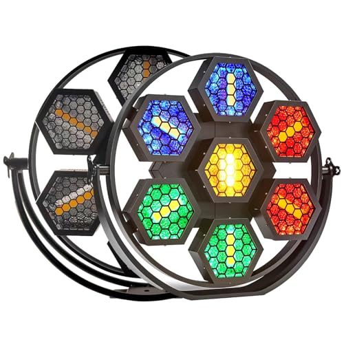 LED Stage Par Lights - Sound Activated & DMX512 Control for Parties, Bars, Weddings, Christmas, and Birthdays