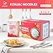 Soeos Organic Konjac Noodles, Spaghetti, 9.5oz (270g), 6 Packs, Kosher, Sugar Free, Gluten Free, Low Calorie, Low Carb Pasta, Shirataki Noodle