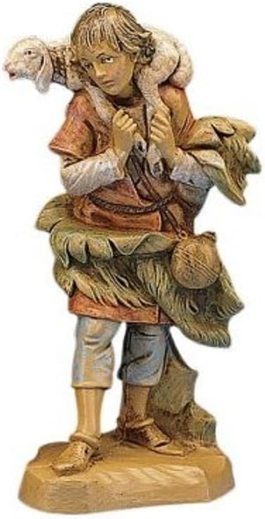 by Roman Inc., Gabriel, 5" Shepherds Collection, Nativity Figure and Accessories, Hand Sculpted and Painted