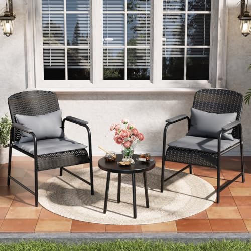 Outdoor Patio Furniture Set with Cushions and Coffee Table