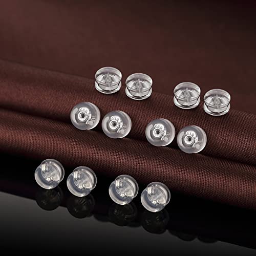 Fermoirs de boucles d'oreilles en silicone pour sécuriser vos bijoux actifs - 7