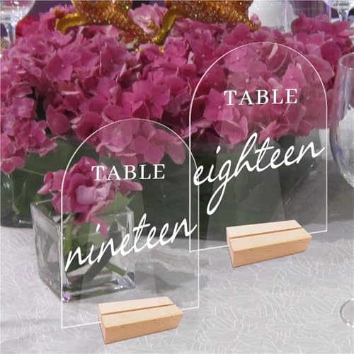 Numéro de table acrylique pour mariage : placez vos invités sans stress - 4