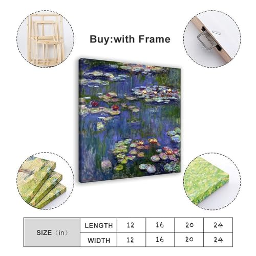 Impression toile nénuphars Monet pour égayer un mur de bureau trop vide - 5