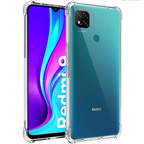 Image of TheGiftKart Crystal Clear Back Cover Case for Mi Redmi 9 / Redmi 9 Activ /Poco C31 | Shockproof Soft TPU Case | Cushioned Edges for Ultimate Protection Back Cover Case (TPU, Transparent)