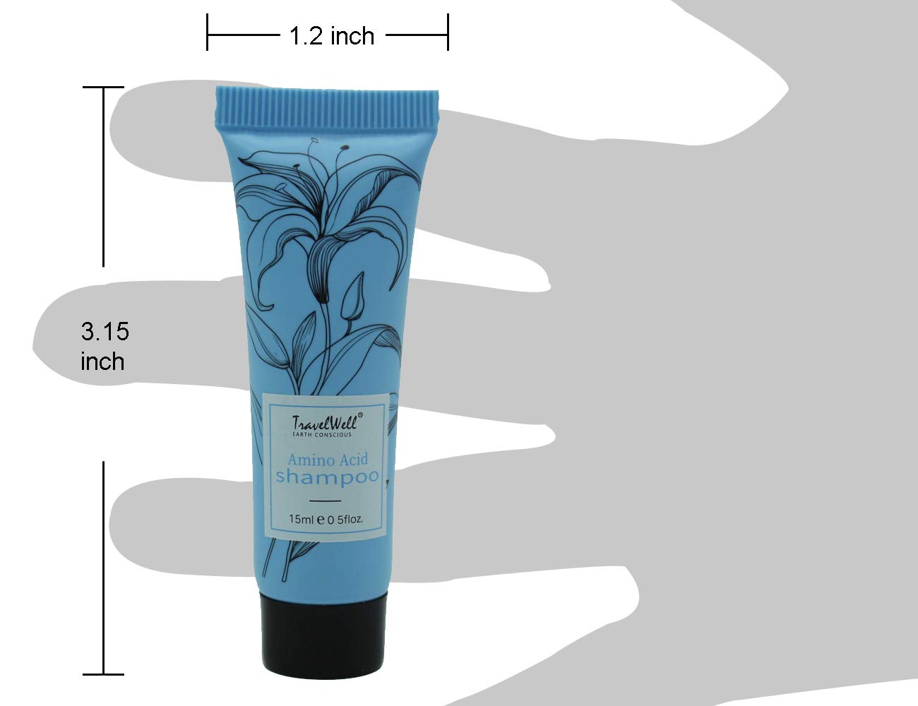 Travel Well Hotel Toiletry Kit Bulk - Individually Wrapped Guest Bathroom Essentials - Shampoo Conditioner Set & Travel Toiletries - Soap Bars & Dental Kits - 180-Piece Set, Mint Scent - Image 2