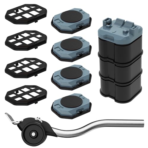 Le Lève et Glisseurs Meubles Innovants pour Meubles Lourds, avec Contrôle de la Hauteur, Permettent de Déplacer Facilement Les Objets Lourds sur Les...