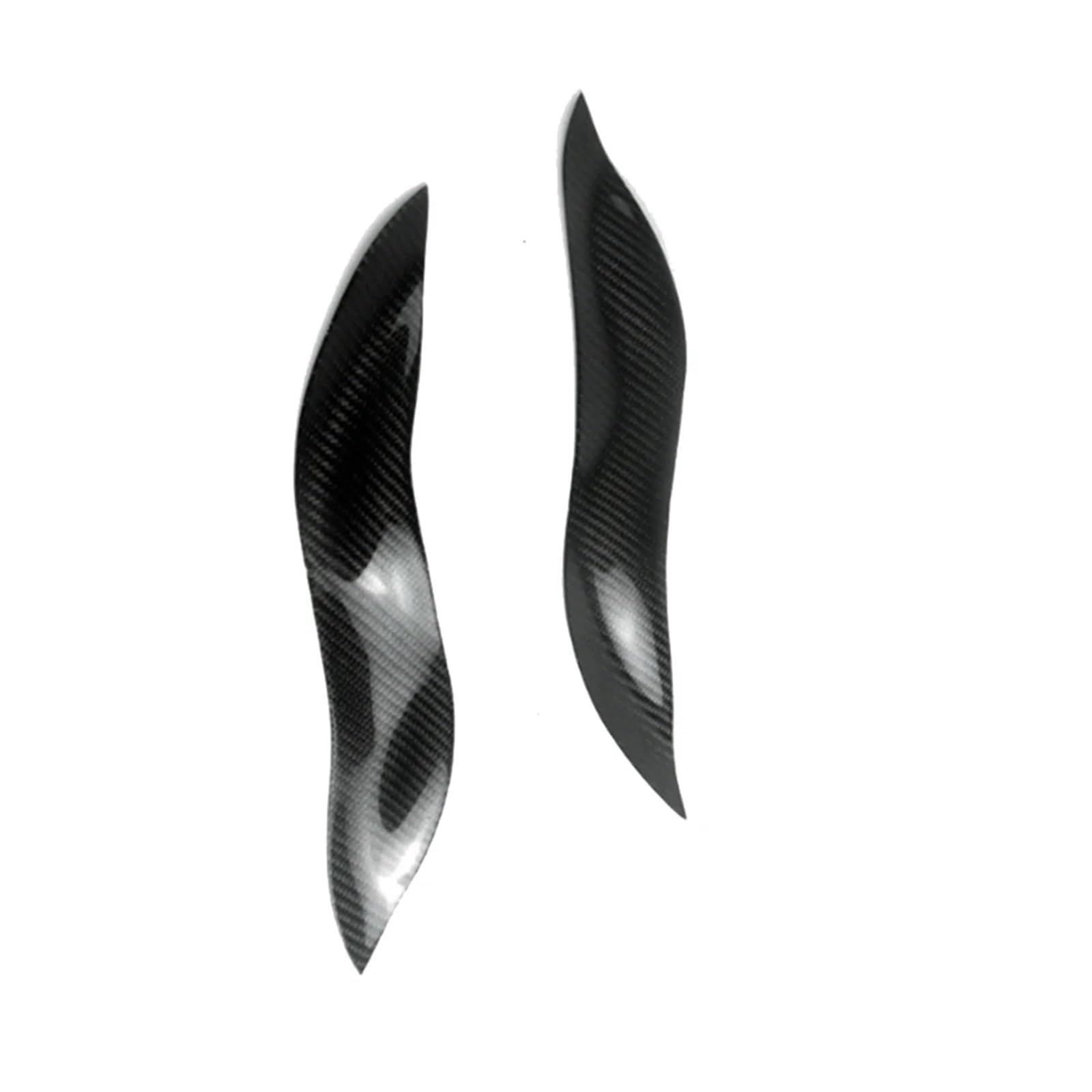 Cejas para Faros de Coche ZDPVK Pegatina for Faros Delanteros de Coche, diseño de Cejas y párpados, for Smart, Color Carbono 2003