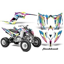 AMR Racing ATV Graphics kit Sticker Decal Compatible with Yamaha Raptor 700 2013-2021 - Flashback