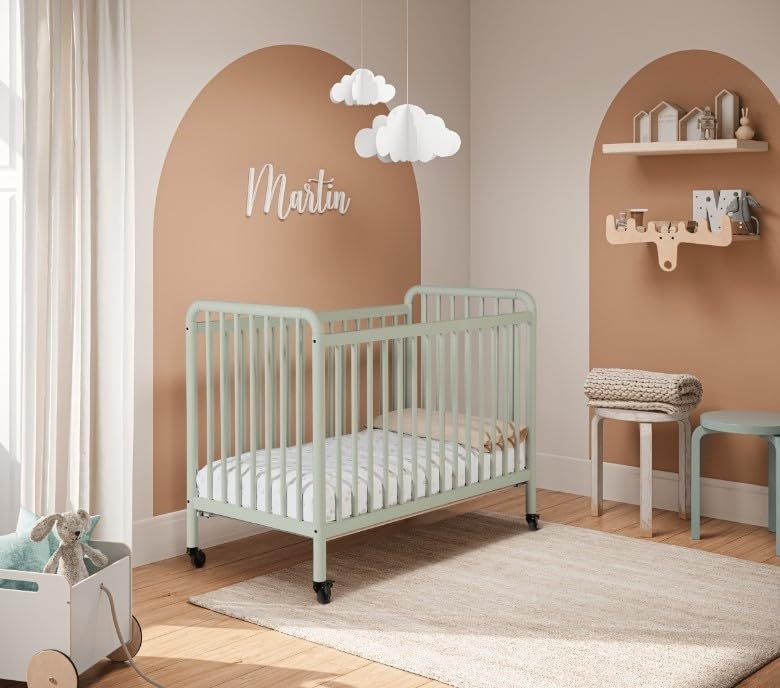 Cuna MICUNA MERI 120 x 60 con colchón opcional - Mint