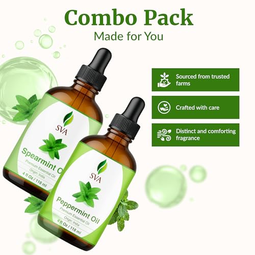 Aceite Esencial de Menta y Hierbabuena 4 oz Combo miniatura 4