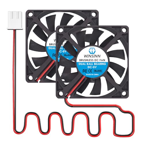 Ventilador CC de 70 mm para solucionar sobrecalentamiento en routers y carcasas