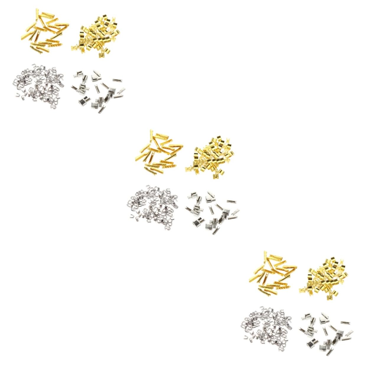 NUOBESTY 3juegos Kit De Reemplazo De Cremalleras Accesorios Para Reparación De Ropa y Bolsas Incluye Paradas De Cremallera y Pinas De Inserción Para Mochilas Abrigos y Equipaje
