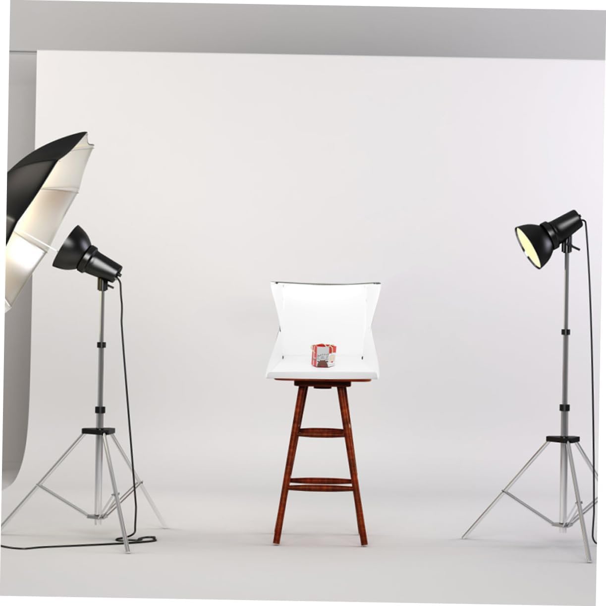 Mobestech Mini Photo Studio Tent Backdrops for Product Photography Portable Led Lighting Cube for Images