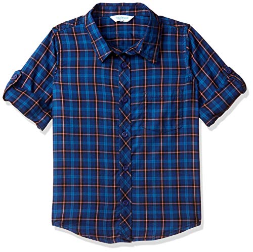 Image of miniklub Boys Multicoloured Regular Fit Checked Casual Shirt