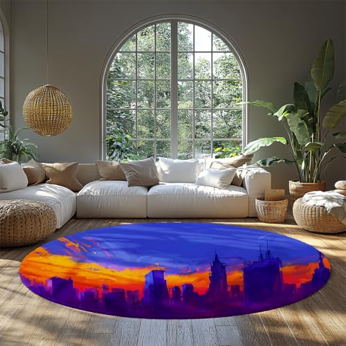 Tapis lavable bleu antidérapant résistant pour sol de chambre