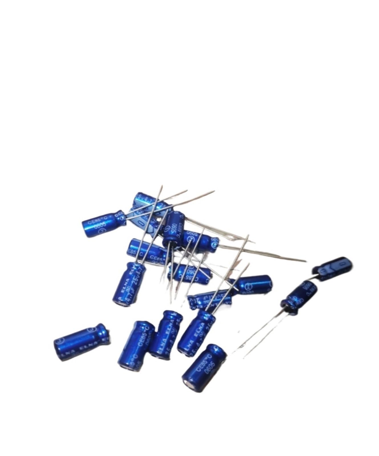 BALYDLUL 25V4.7UF/25V Audio Filter Electrolytic Capacitors 5 * 11 10pcs