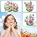 Doloowee 184Pcs Flower Garden Building Toys for Girls 3 4 5 6 7 Year Old, Upgrade DIY Building Stacking Toys, STEM Preschool Educational Toddler Toys Brain Development Kindergarten Kids Toy